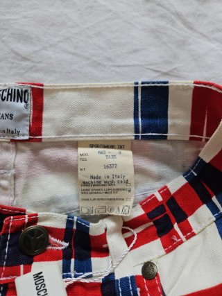 Pantaloncini Moschino a Quadri Multicolor