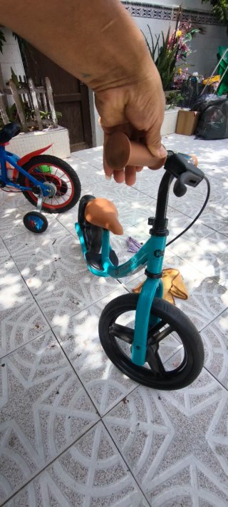 Bicicleta sin pedales Kinderkraft azul