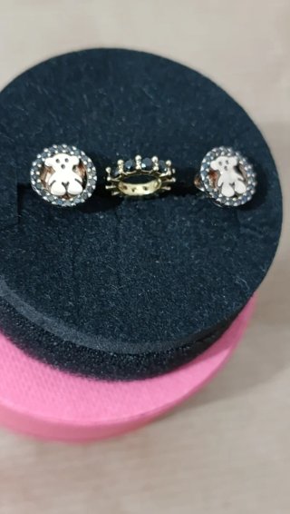 Conjunto pendientes y colgante Tous plata y espine