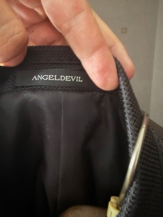 Giacca uomo Angel Devil nera taglia L
