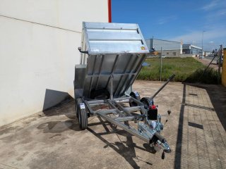 REMOLQUE 2 EJES ACERO INOX BASCULANTE