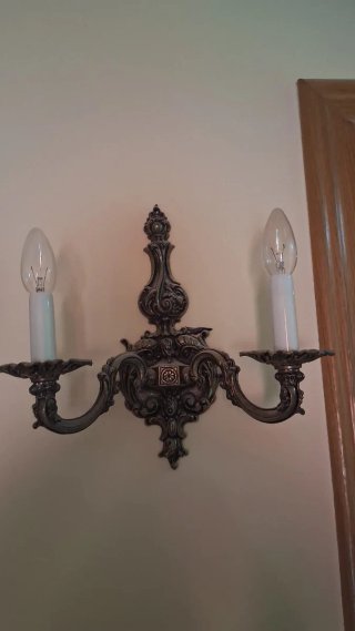 Mueble recibidor madera y mármol
