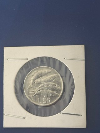 San Marino 50 Lire 1975 Salmone