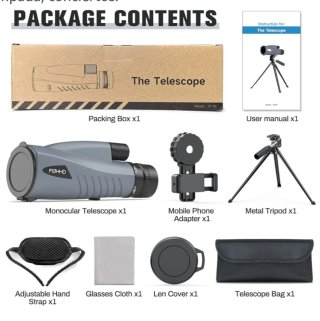 Telescopio Monocular Zoom HD 10-30x55