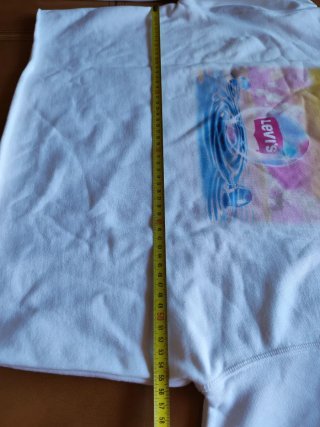 Sudadera Levi's Blanca Crop Top