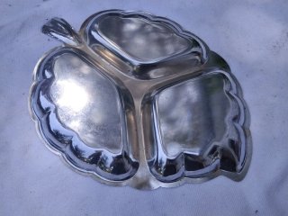 Lote 2 Bandejas Vintage Plata