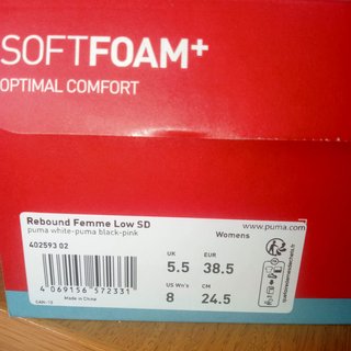 Zapatillas Puma Rebound Femme Low SD T.38.5