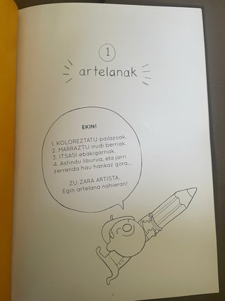 Libro infantil Musua - Marrazki tailerra