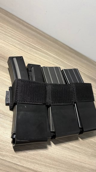 Portacargador Triple Airsoft Negro