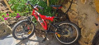 Bicicleta infantil 20 roja