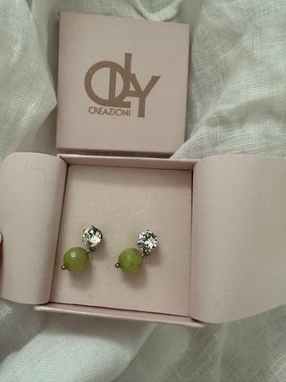 Orecchini Olly Creazioni Cristalli e Giada