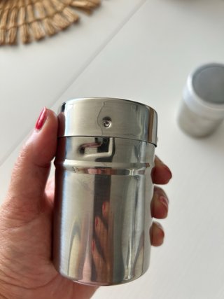 Set de 2 espolvoreadores/especieros inox