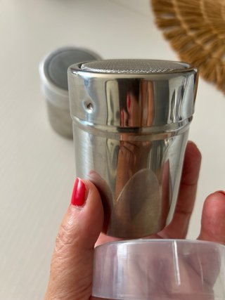 Set de 2 espolvoreadores/especieros inox