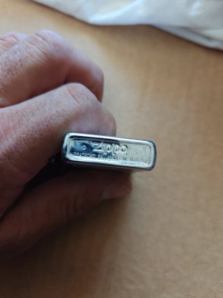 Zippo Accendino Argento Intagliato
