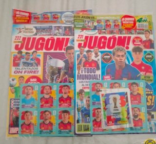 JUGON 231 + 232 PANINI PRECINTADAS EN PERFECTO EST