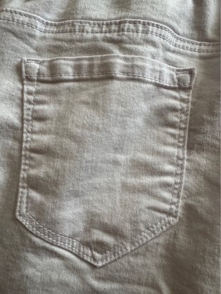 Mono corto vaquero blanco