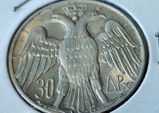 Moneda Grecia 1964 Boda Real 30 Dracmas