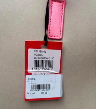 Borsa Valentino Beige/Rosa Shopping Bag