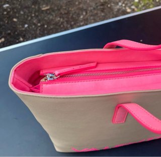 Borsa Valentino Beige/Rosa Shopping Bag
