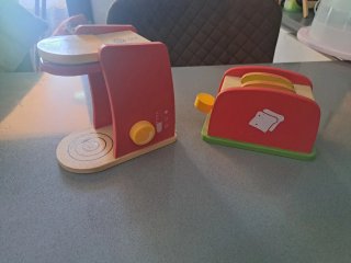Cocinita de juguete con accesorios
