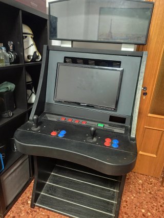 Mueble maquina arcade antigua