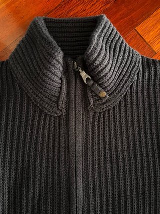 Maglione Dockers cotone zip blu taglia S