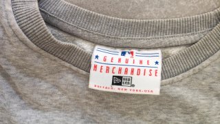 Sudadera New York Yankees Gris Talla S