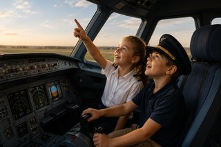 Libro para colorear de aviones comerciales