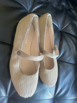 Bailarinas Nanos Piel Potro Beige T38