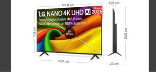 LG 55 4K UHD AI TV Nuevo en Caja