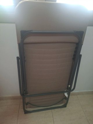 Hamaca de playa plegable beige