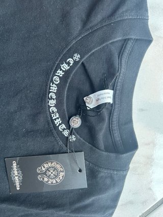 T-shirt Chrome Hearts nera