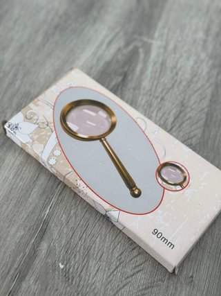 Lupa Vintage 90mm con Caja