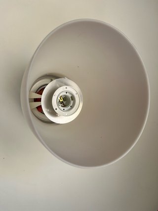 Lámpara de techo Ikea Roja y Blanca
