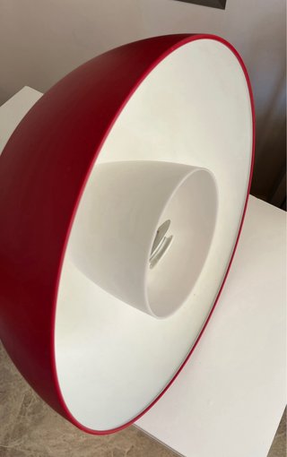 Lámpara de techo Ikea Roja y Blanca