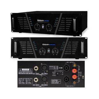 Etapa de Potencia Ibiza AMP-2000 Negra