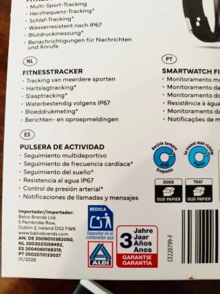 Smartwatch Negro