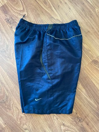 Nike Shorts Vintage Y2K Running Training Navy Mesh