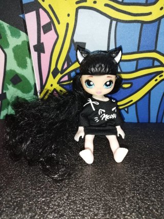 Bambola gattina kawaii 16 cm z6