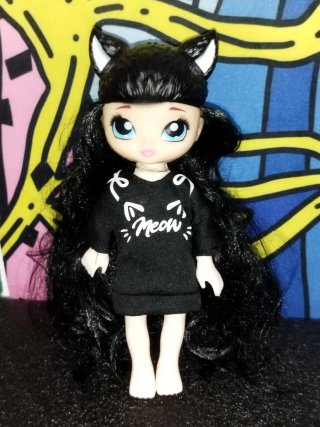Bambola gattina kawaii 16 cm z6