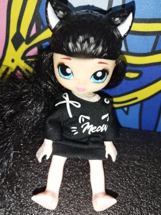Bambola gattina kawaii 16 cm z6