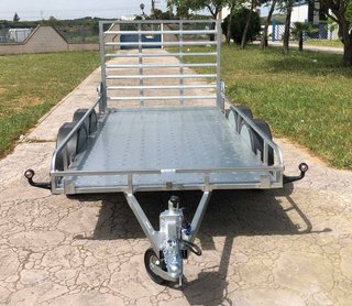 NUEVO: Remolque plataforma 750 kg 2 ejes