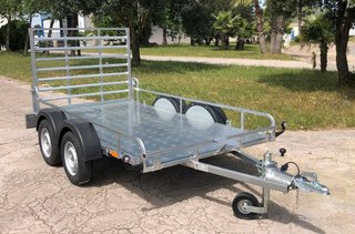 NUEVO: Remolque plataforma 750 kg 2 ejes