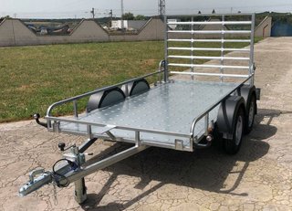 NUEVO: Remolque plataforma 750 kg 2 ejes