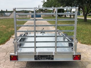 NUEVO: Remolque plataforma 750 kg 2 ejes