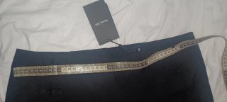 Pantalón Capri Massimo Dutti Negro Botones