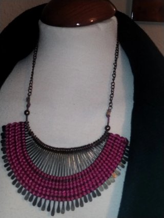 Collar Zara metal y cuerda 2010