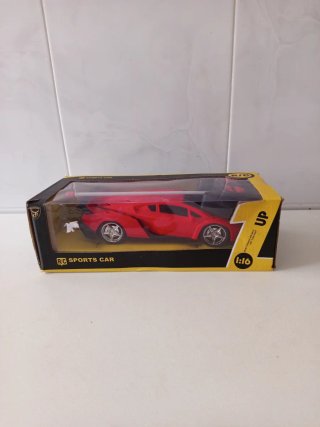 Coche deportivo teledirigido RC rojo