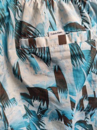 Bañador Calvin Klein Hombre Azul/Marrón