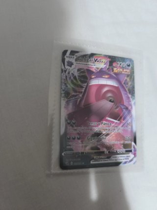 Carta Pokémon Gengar VMAX - Buen Estado